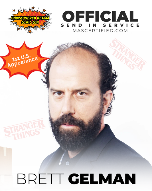 Brett Gelman Official Send-In Service Undiscovered Realm Comic Con